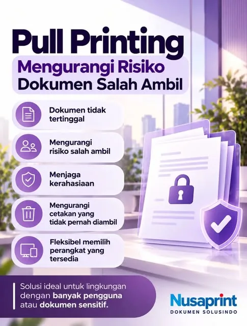 Edukasi Nusaprint tentang pull printing